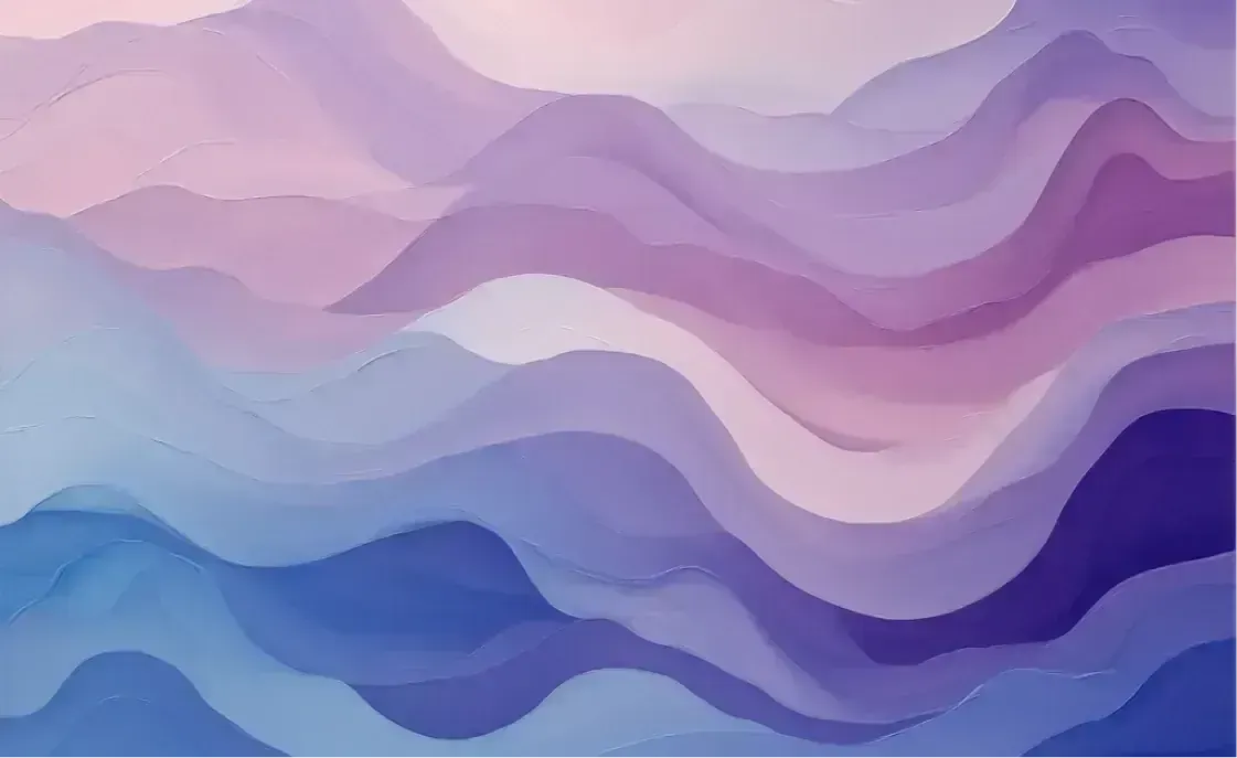 Blue and violet wave abstraction evoking memory and emotion; article on scientific dream interpretation — DreamSphere.